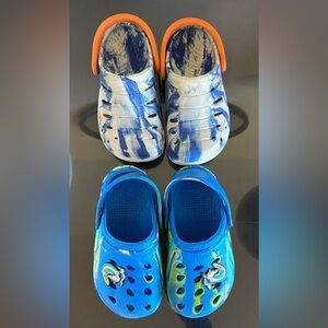 Bundle of Two Clog Slip-ons (Toddler Size 8)